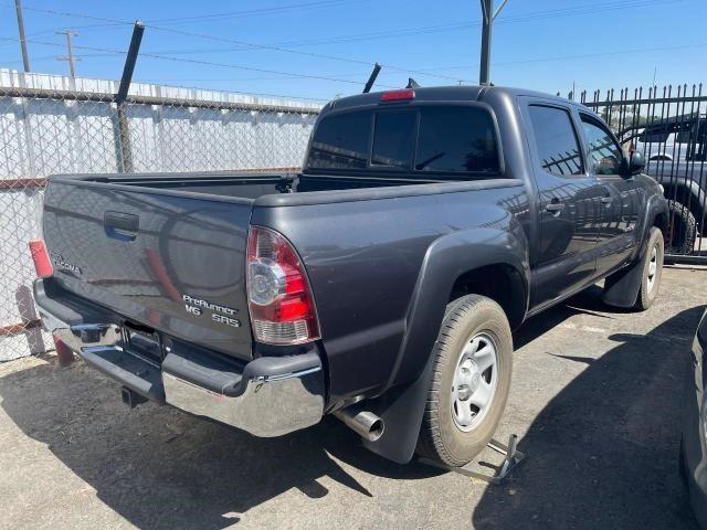 5TFJU4GN6EX052734 - 2014 TOYOTA TACOMA DOUBLE CAB PRERUNNER GRAY photo 4