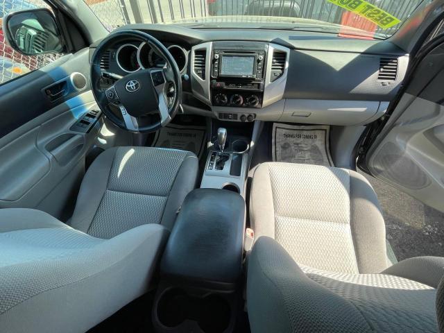 5TFJU4GN6EX052734 - 2014 TOYOTA TACOMA DOUBLE CAB PRERUNNER GRAY photo 9