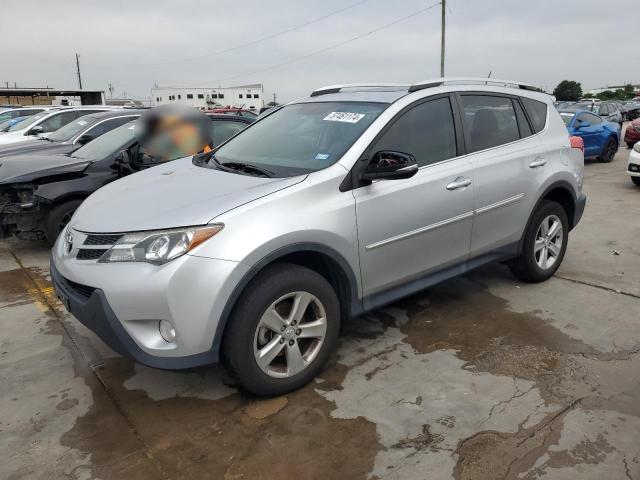 2T3WFREV1EW082809 - 2014 TOYOTA RAV4 XLE SILVER photo 1