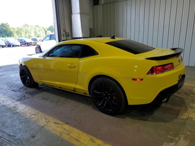 2G1FJ1EW3F9159385 - 2015 CHEVROLET CAMARO 2SS YELLOW photo 2