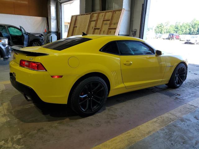 2G1FJ1EW3F9159385 - 2015 CHEVROLET CAMARO 2SS YELLOW photo 3