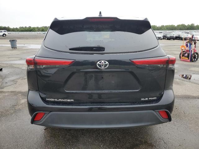 5TDGZRBH7MS112759 - 2021 TOYOTA HIGHLANDER XLE Սև լուսանկար 6