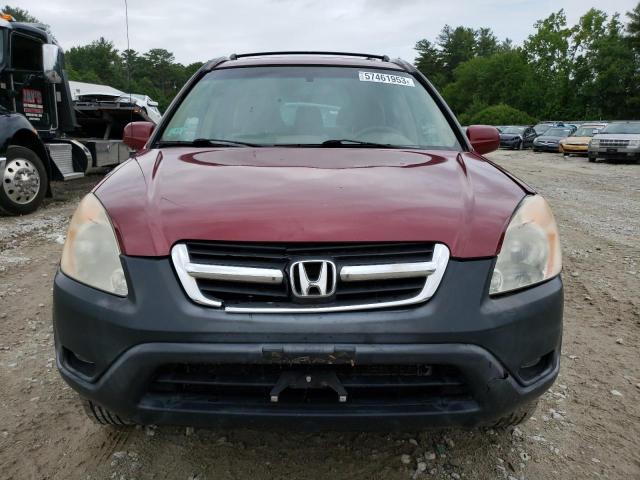 JHLRD78872C037890 - 2002 HONDA CR-V EX RED photo 5