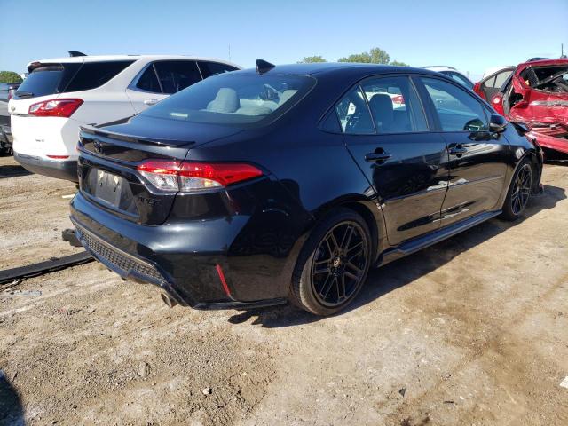 5YFS4MCE6NP112116 - 2022 TOYOTA COROLLA SE BLACK photo 3