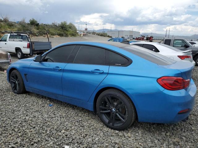 WBA4J3C59JBL03451 - 2018 BMW 430XI GRAN COUPE BLUE photo 2