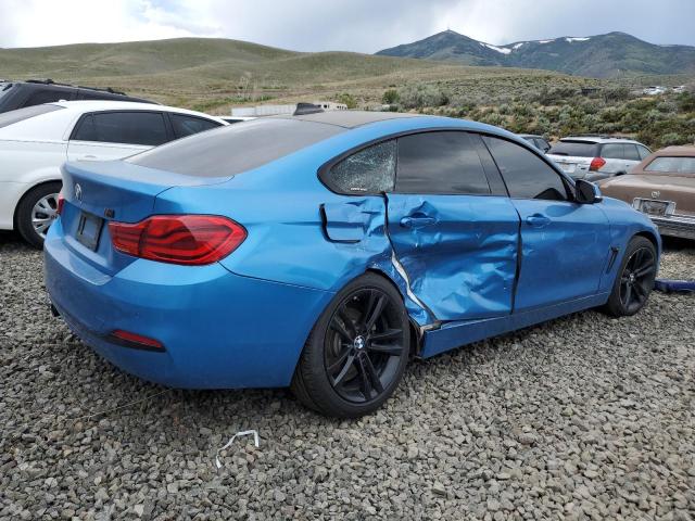 WBA4J3C59JBL03451 - 2018 BMW 430XI GRAN COUPE BLUE photo 3