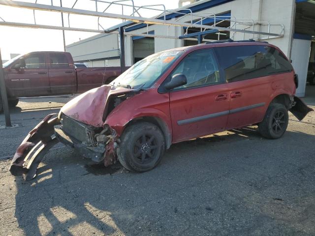 1D4GP45R55B197965 - 2005 DODGE CARAVAN SXT BURGUNDY photo 1