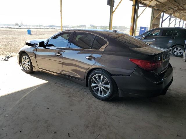 JN1BV7AP2FM353326 - 2015 INFINITI Q50 BASE BROWN photo 2