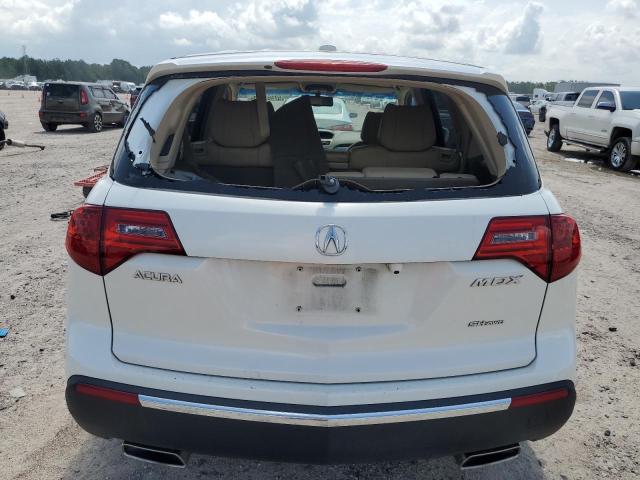 2HNYD2H29AH520679 - 2010 ACURA MDX WHITE photo 6