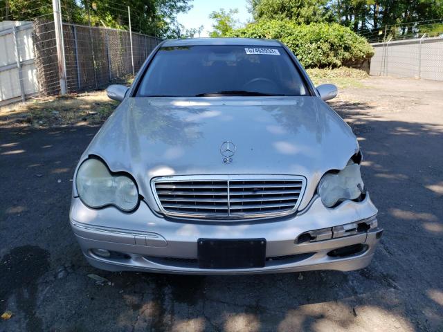 WDBRF61JX2E005811 - 2002 MERCEDES-BENZ C 240 SILVER photo 5