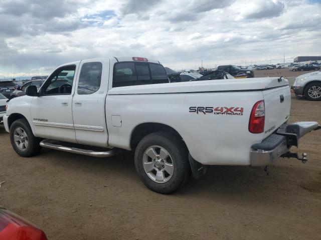 5TBBT441X6S487670 - 2006 TOYOTA TUNDRA ACCESS CAB SR5 WHITE photo 2