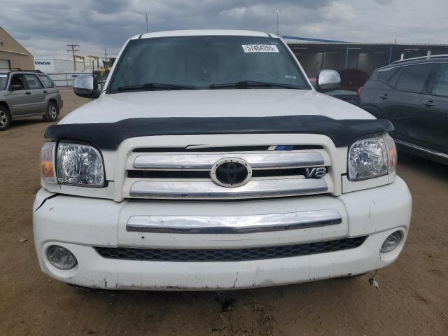 5TBBT441X6S487670 - 2006 TOYOTA TUNDRA ACCESS CAB SR5 WHITE photo 5