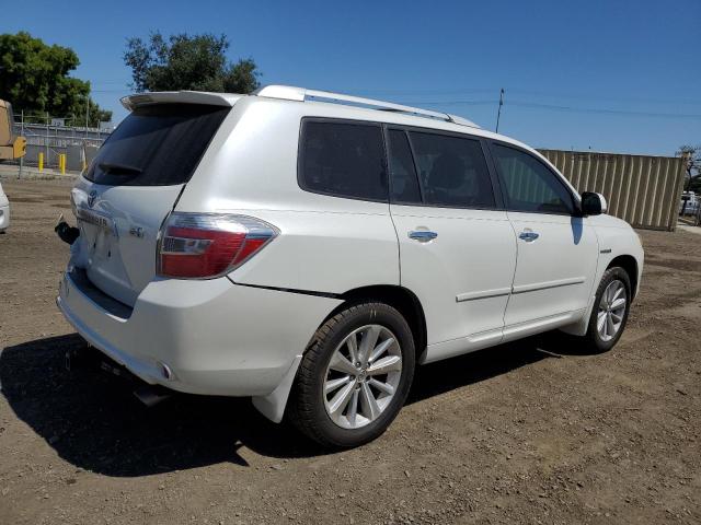 JTEEW41A982014395 - 2008 TOYOTA HIGHLANDER HYBRID WHITE photo 3