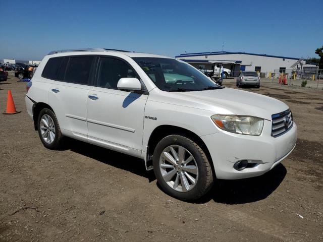 JTEEW41A982014395 - 2008 TOYOTA HIGHLANDER HYBRID WHITE photo 4