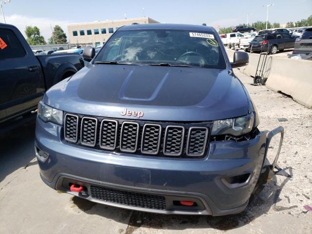 1C4RJFLT6MC766963 - 2021 JEEP GRAND CHER TRAILHAWK BLUE photo 5