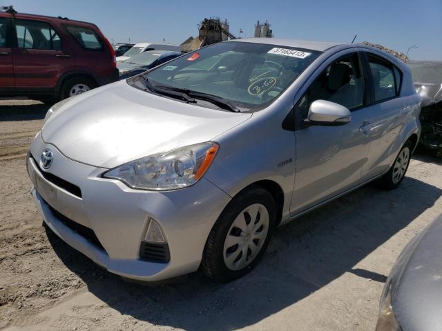 JTDKDTB3XE1077949 - 2014 TOYOTA PRIUS C SILVER photo 1