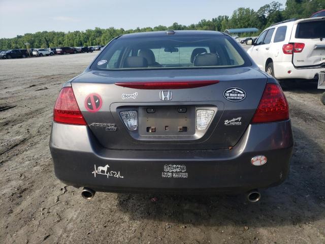 1HGCM66516A057903 - 2006 HONDA ACCORD EX CHARCOAL photo 6