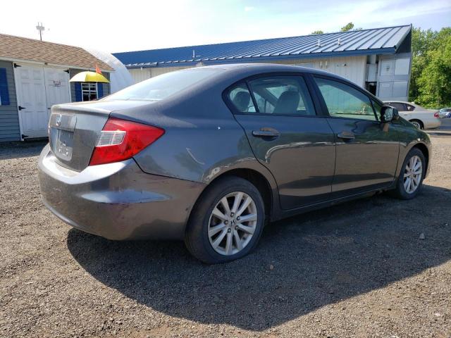 2HGFB2F90CH307790 - 2012 HONDA CIVIC EXL 灰色 照片 3