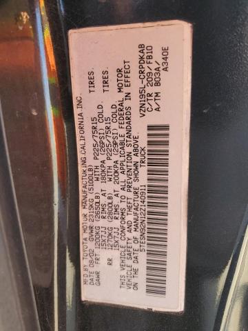 5TESN92N12Z140911 - 2002 TOYOTA TACOMA XTRACAB PRERUNNER 黑色 照片 12