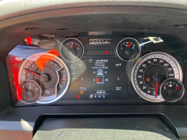 1C6RR7LT2KS729224 - 2019 RAM 1500 CLASS SLT წითელი ფოტო 9