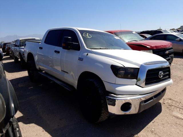 5TBEV54198S481181 - 2008 TOYOTA TUNDRA CREWMAX WHITE photo 4