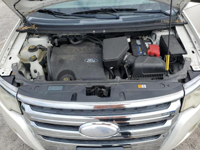 2FMDK4JC6BBB46296 - 2011 FORD EDGE SEL WHITE photo 11