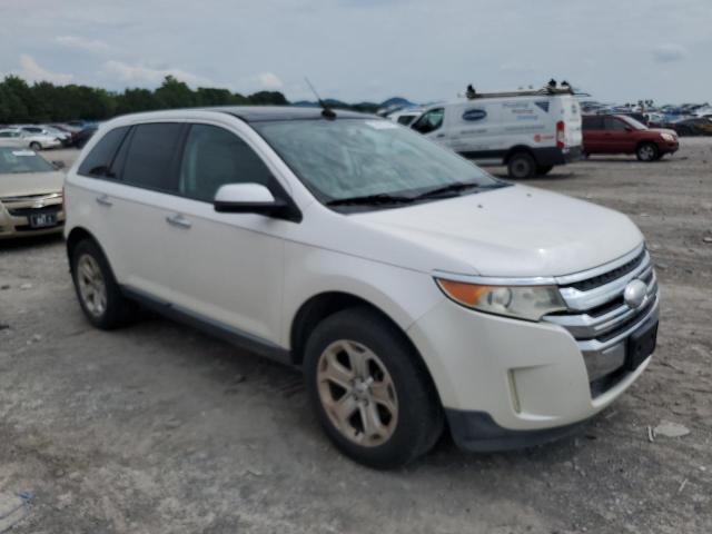 2FMDK4JC6BBB46296 - 2011 FORD EDGE SEL WHITE photo 4