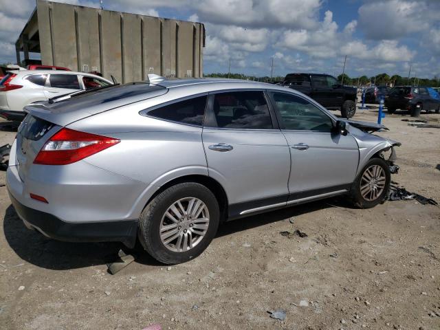 5J6TF3H59DL000851 - 2013 HONDA CROSSTOUR EXL ვერცხლისფერი ფოტო 3