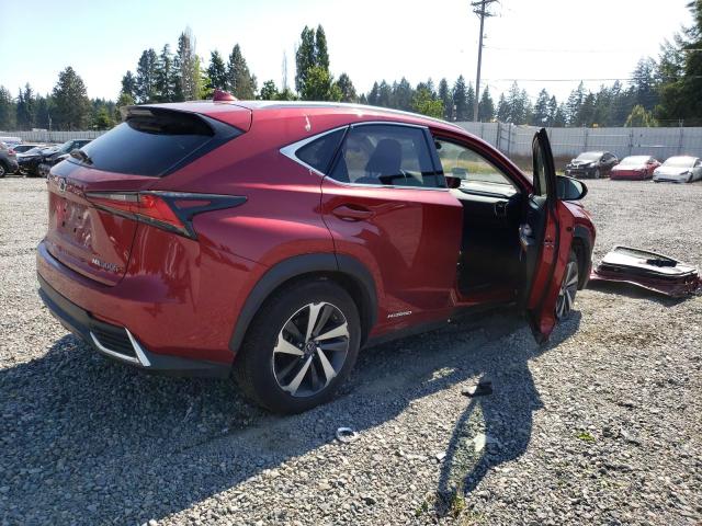 JTJGJRDZ3L5000541 - 2020 LEXUS NX 300H RED photo 3