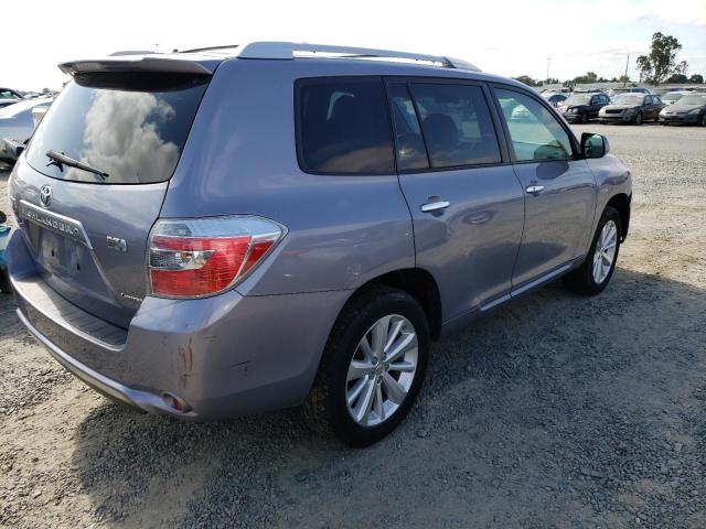 JTEEW44A882022287 - 2008 TOYOTA HIGHLANDER HYBRID LIMITED GRAY photo 3