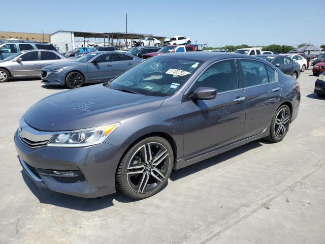 1HGCR2F14HA085964 - 2017 HONDA ACCORD SPORT SPECIAL EDITION GRAY photo 1