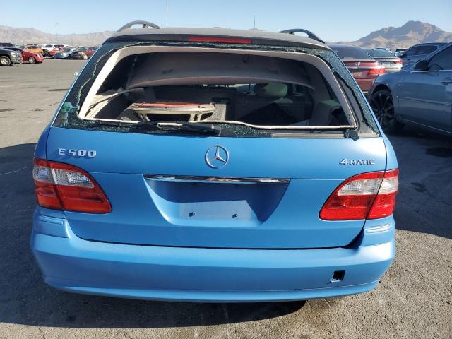 WDBUH83J14X112041 - 2004 MERCEDES-BENZ E 500 4MATIC BLUE photo 6