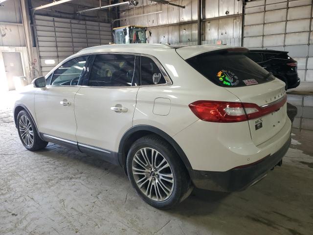 2LMTJ8LR2GBL66568 - 2016 LINCOLN MKX RESERVE WHITE photo 2