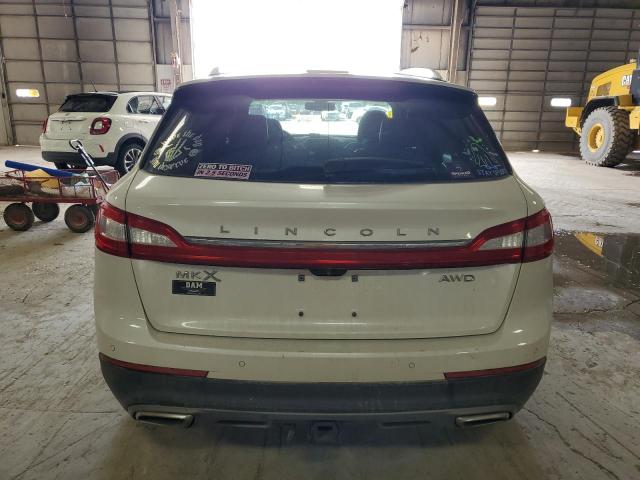 2LMTJ8LR2GBL66568 - 2016 LINCOLN MKX RESERVE WHITE photo 6