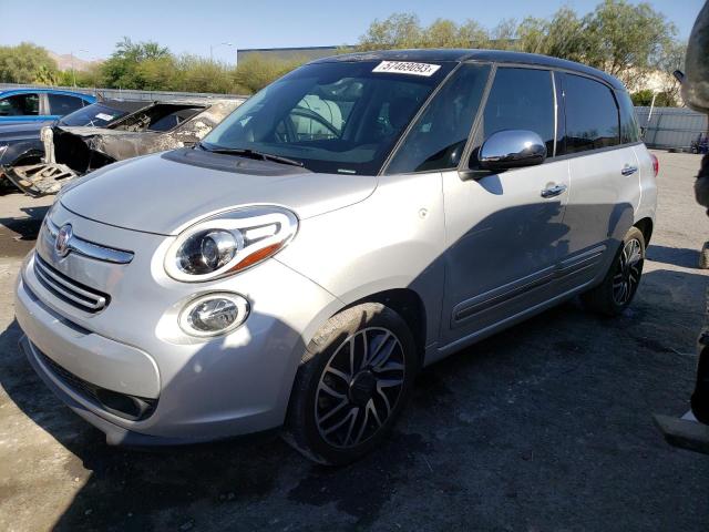 ZFBCFACH7EZ011599 - 2014 FIAT 500L LOUNGE SILVER photo 1