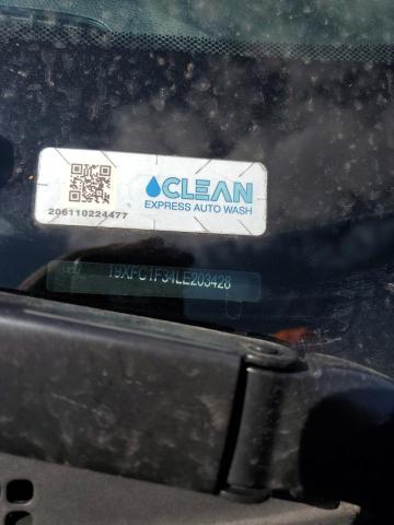 19XFC1F34LE203428 - 2020 HONDA CIVIC EX BLACK photo 12