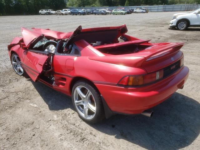 JT2SW22N2P0083736 - 1993 TOYOTA MR2 SPORT ROOF RED photo 2