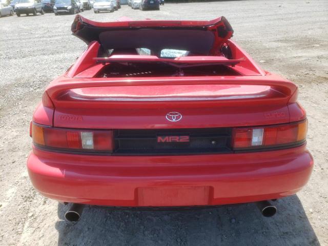 JT2SW22N2P0083736 - 1993 TOYOTA MR2 SPORT ROOF RED photo 6