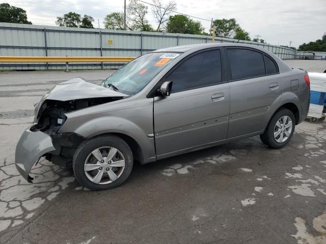 KNADH4A35A6699938 - 2010 KIA RIO LX GRAY photo 1