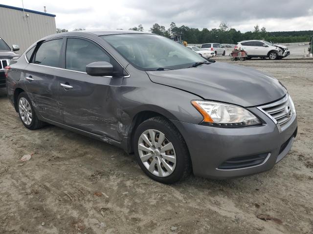 3N1AB7AP4FY269669 - 2015 NISSAN SENTRA S GRAY photo 4