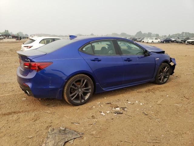 19UUB2F63KA001256 - 2019 ACURA TLX TECHNOLOGY BLUE photo 3
