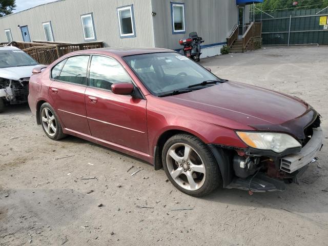 4S3BL616897224062 - 2009 SUBARU LEGACY 2.5I BURGUNDY photo 4