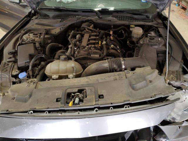 1FA6P8TH2M5102520 - 2021 FORD MUSTANG GRAY photo 11