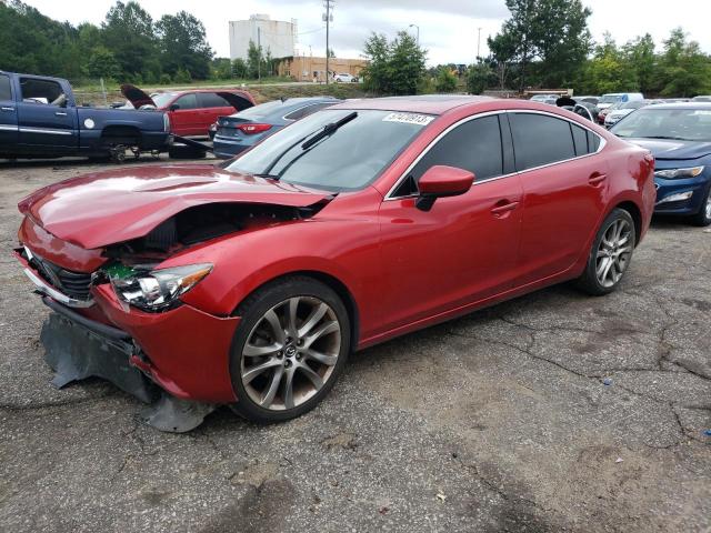 JM1GJ1W61E1139214 - 2014 MAZDA 6 GRAND TOURING RED photo 1