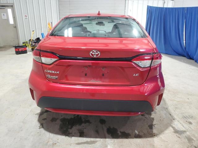 5YFEPMAE4MP257144 - 2021 TOYOTA COROLLA LE Rot Foto 6