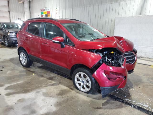MAJ6S3GL3LC387254 - 2020 FORD ECOSPORT SE 勃艮第红 照片 4