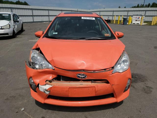 JTDKDTB39C1011048 - 2012 TOYOTA PRIUS C ORANGE photo 5