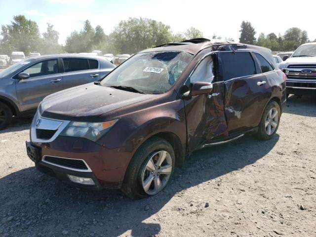 2HNYD2H69BH004116 - 2011 ACURA MDX TECHNOLOGY BURGUNDY photo 1