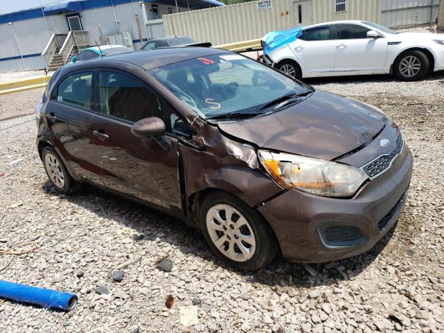 KNADN5A34C6027810 - 2012 KIA RIO EX BROWN photo 4