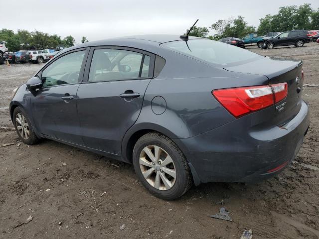 KNADN4A37D6242397 - 2013 KIA RIO EX GRAY photo 2